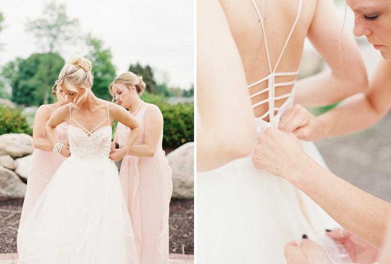 Emily Jane Photography,|Michigan Film Photographer | Contax 645 | Richard Photo Lab | Wedding Photography | Hayley Paige Bridal Collection | Hayley Paige | Wedding Ring | Spring Wedding | Film Photographer | Bride Getting Ready